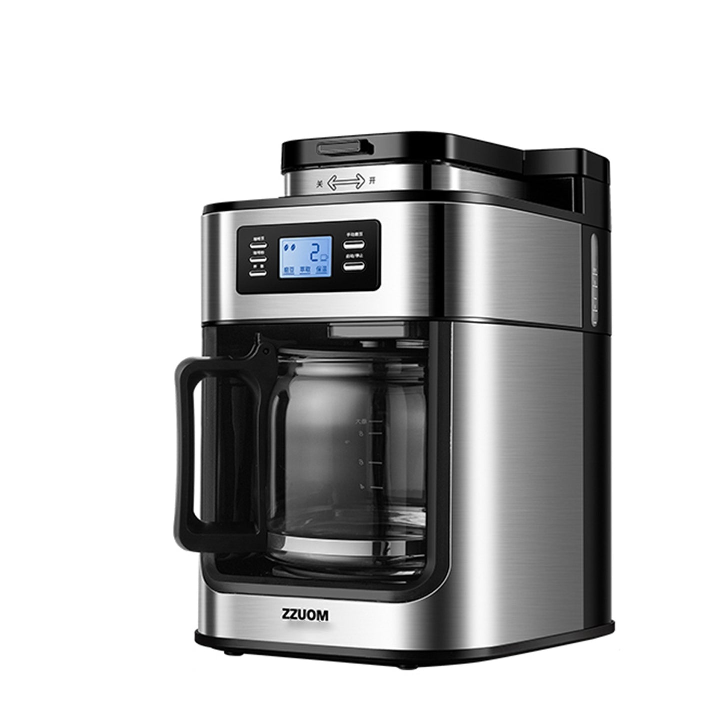 Cross-border exclusive coffee machine, Italian semi-automatic home office, high-pressure espresso, steam milk, coffee pot