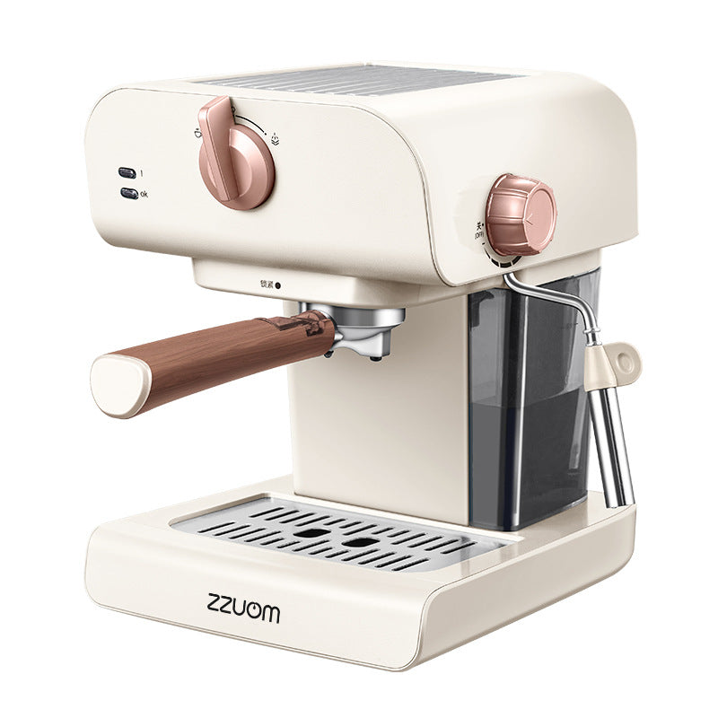 Cross-border exclusive coffee machine, Italian semi-automatic home office, high-pressure espresso, steam milk, coffee pot